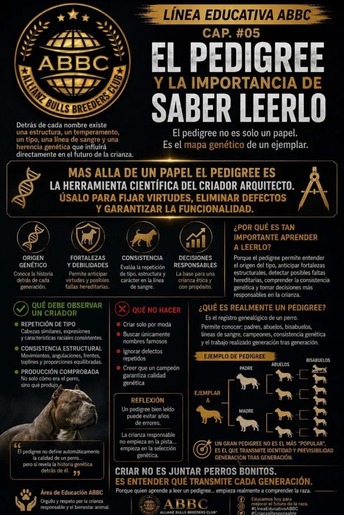 El pedigree y la importancia de saber leerlo